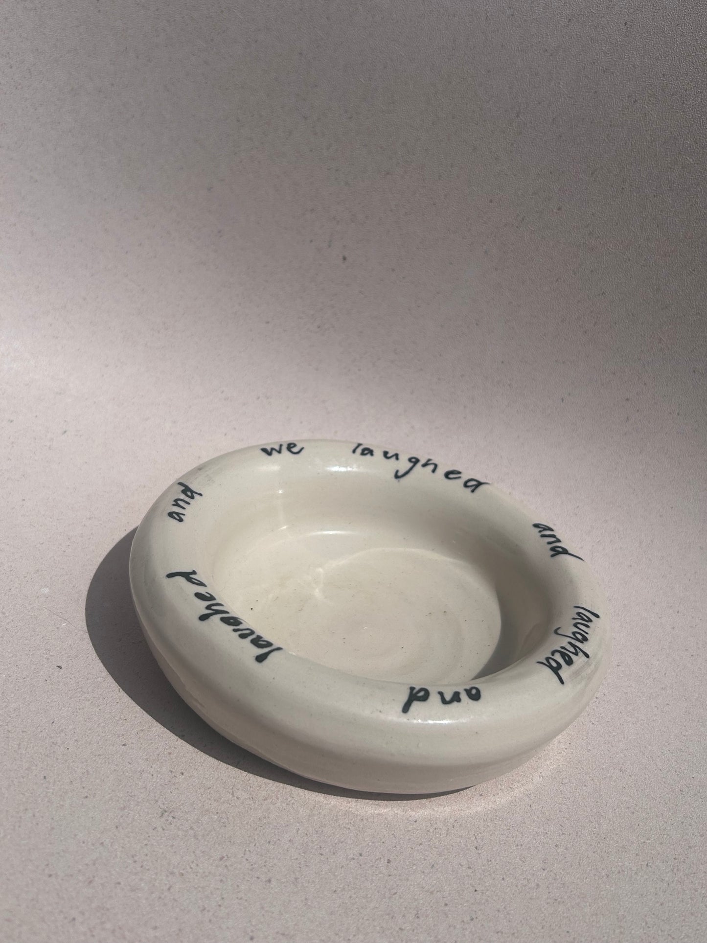 And we laughed donut bowl
