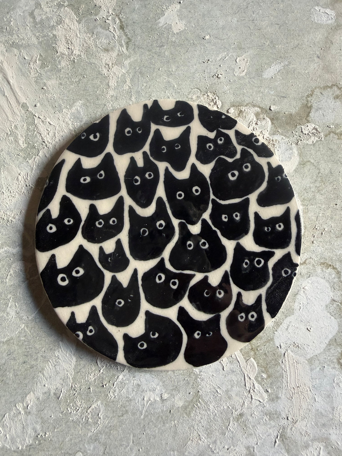 Black Cat Coaster