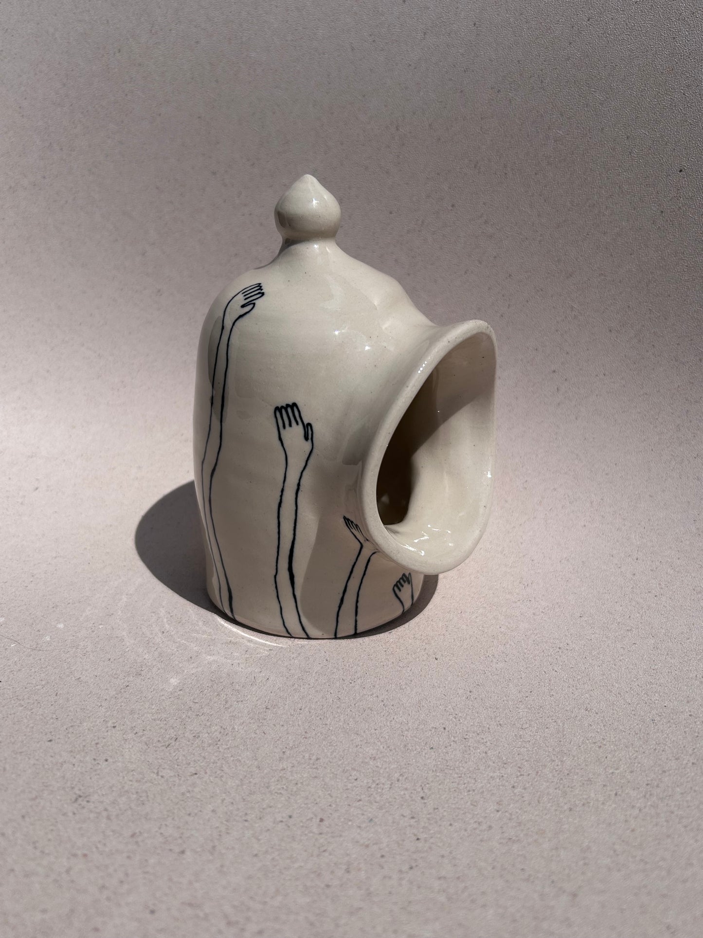 Handsy Salt Pig