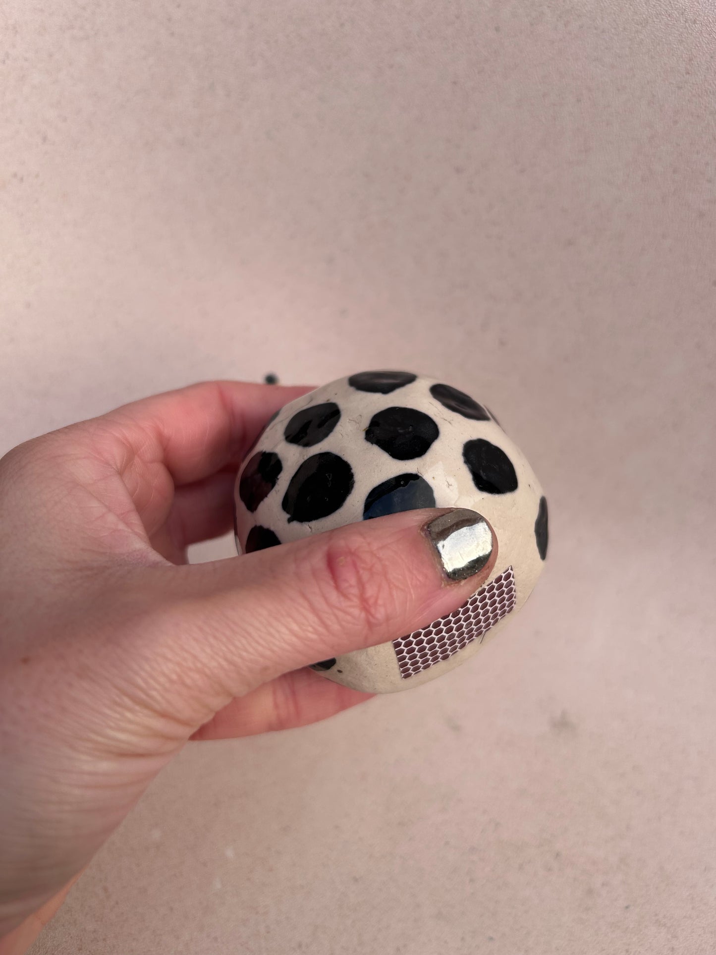 Spotty Matchstick Holder