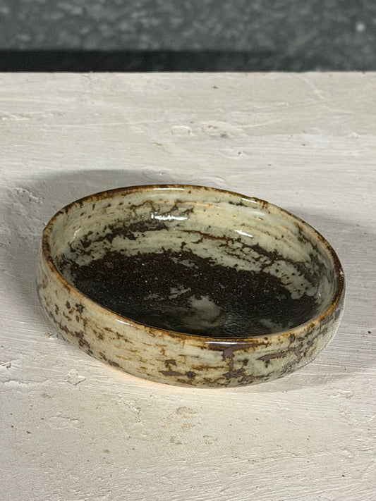 Shallow Iron Oxide Bowl