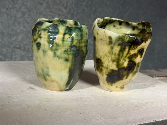 Green Cups/Vases
