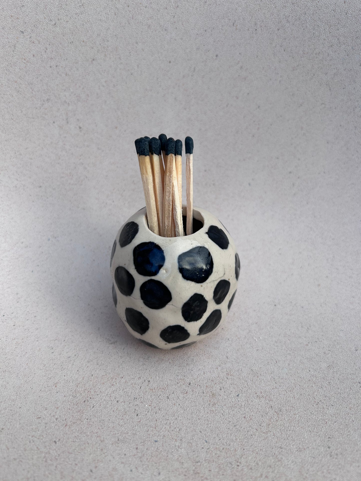 Spotty Matchstick Holder