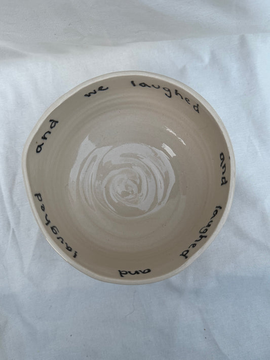 And we laughed bowl 2