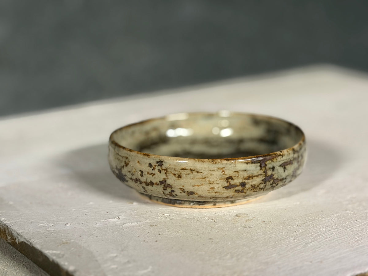 Shallow Iron Oxide Bowl