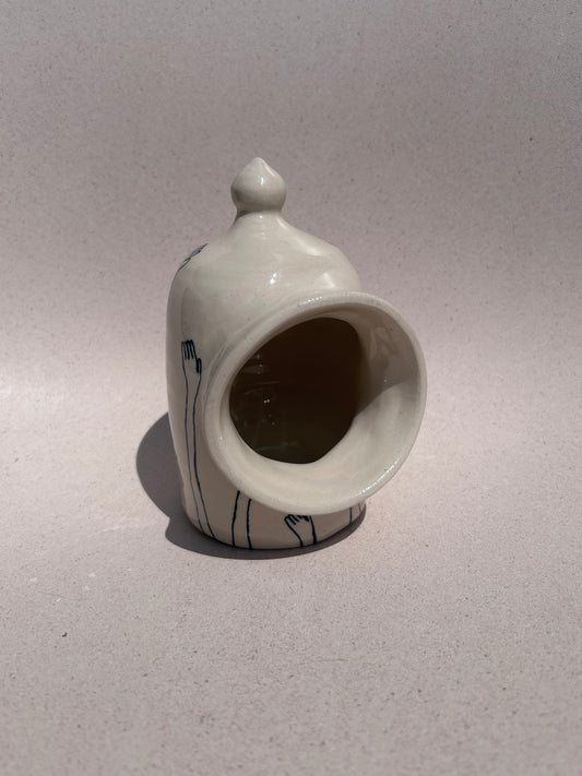 Handsy Salt Pig
