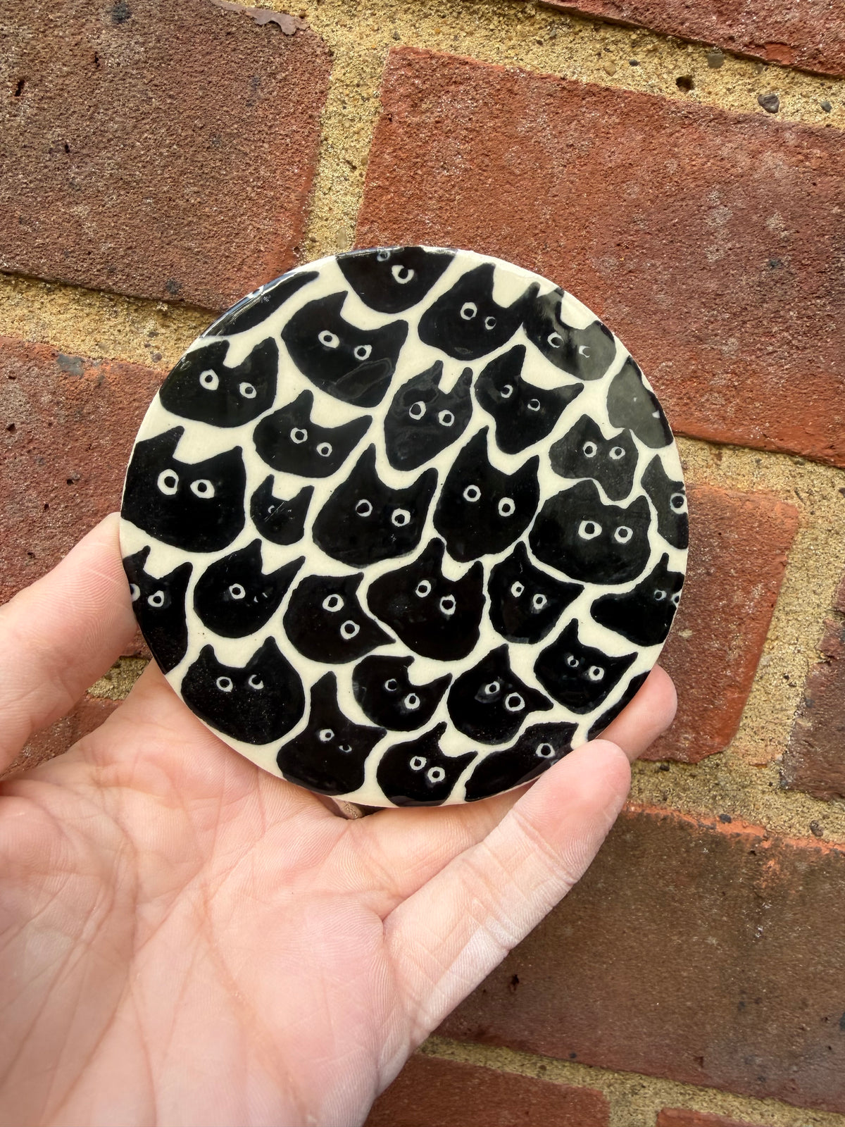 Black Cat Coaster