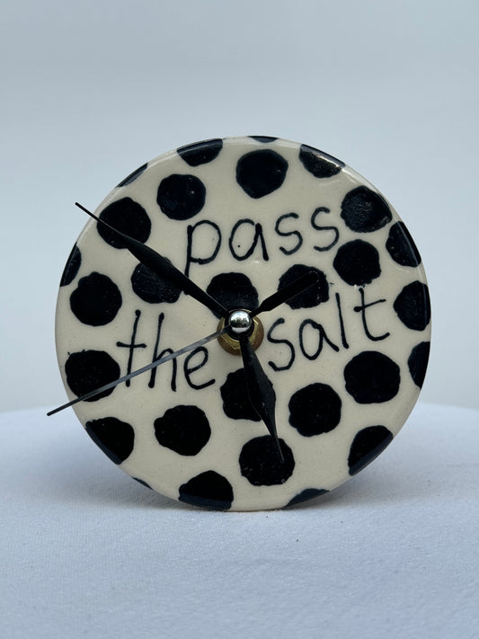 ‘Pass the salt’ clock