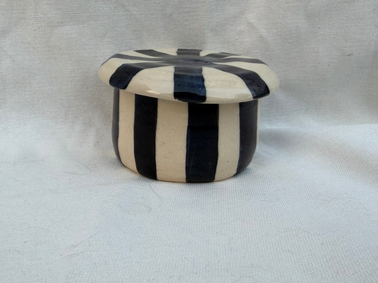 Striped butter bell