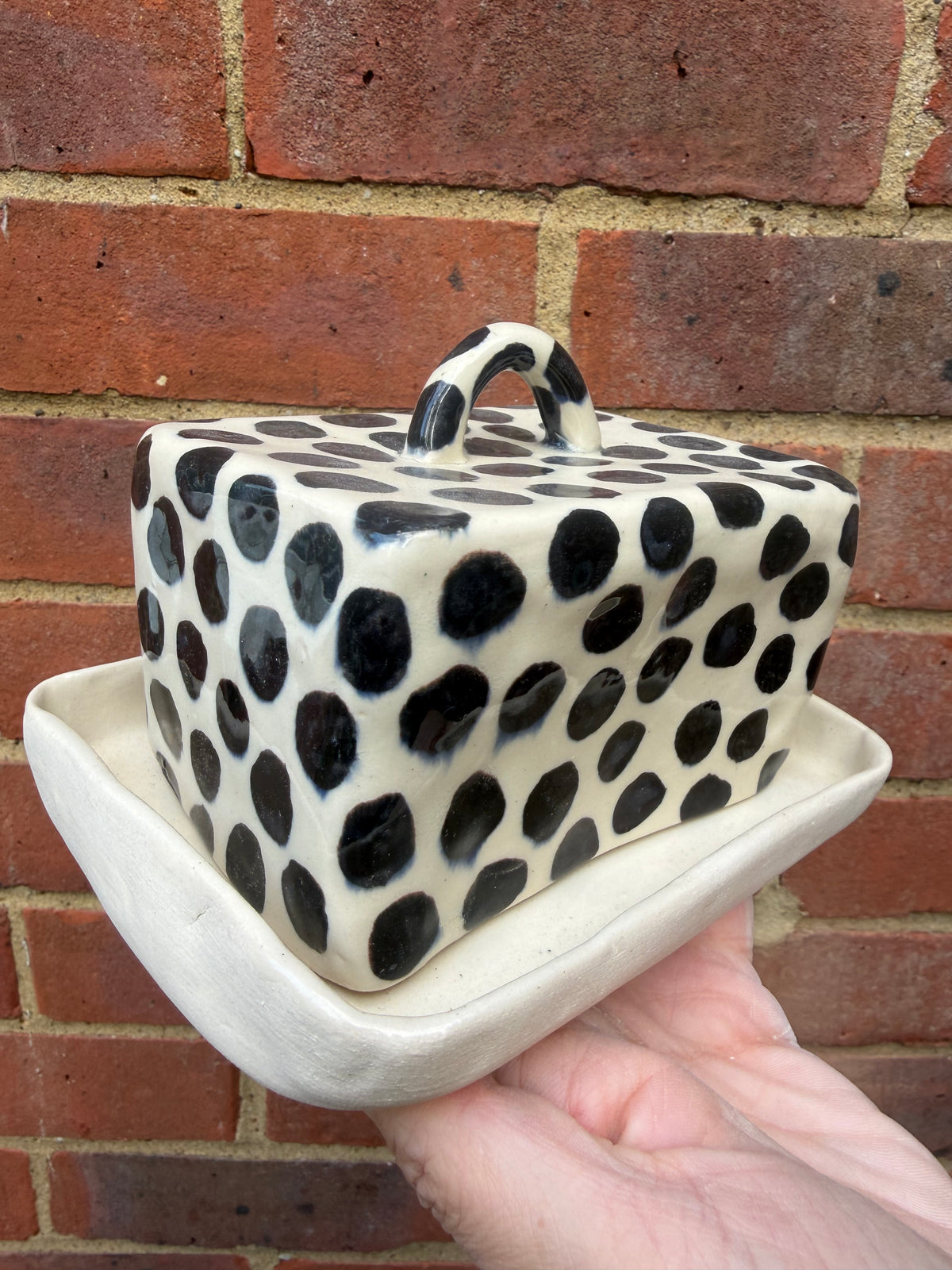 Spotty Butter Dish