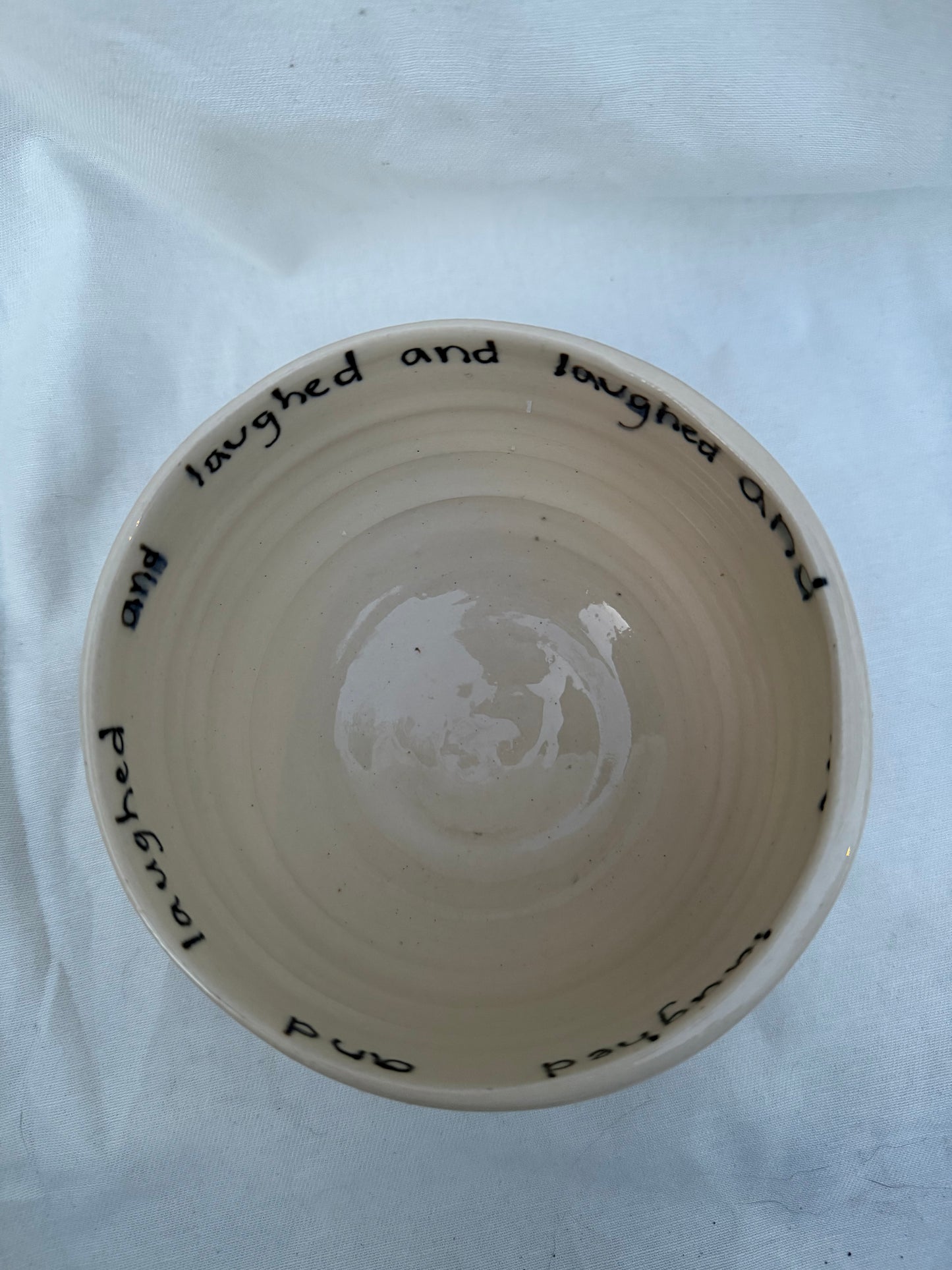 & we laughed bowl #1