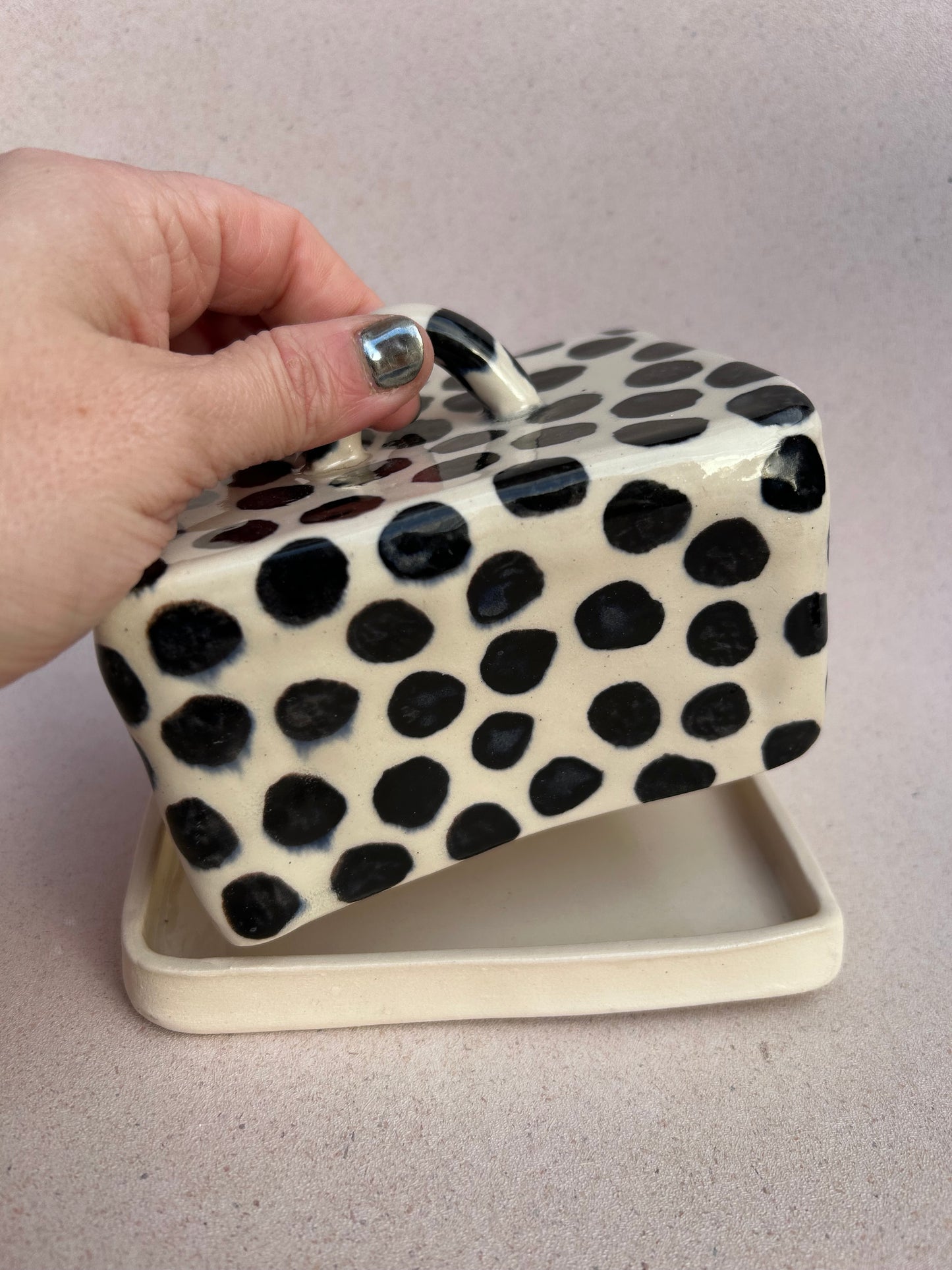 Spotty Butter Dish
