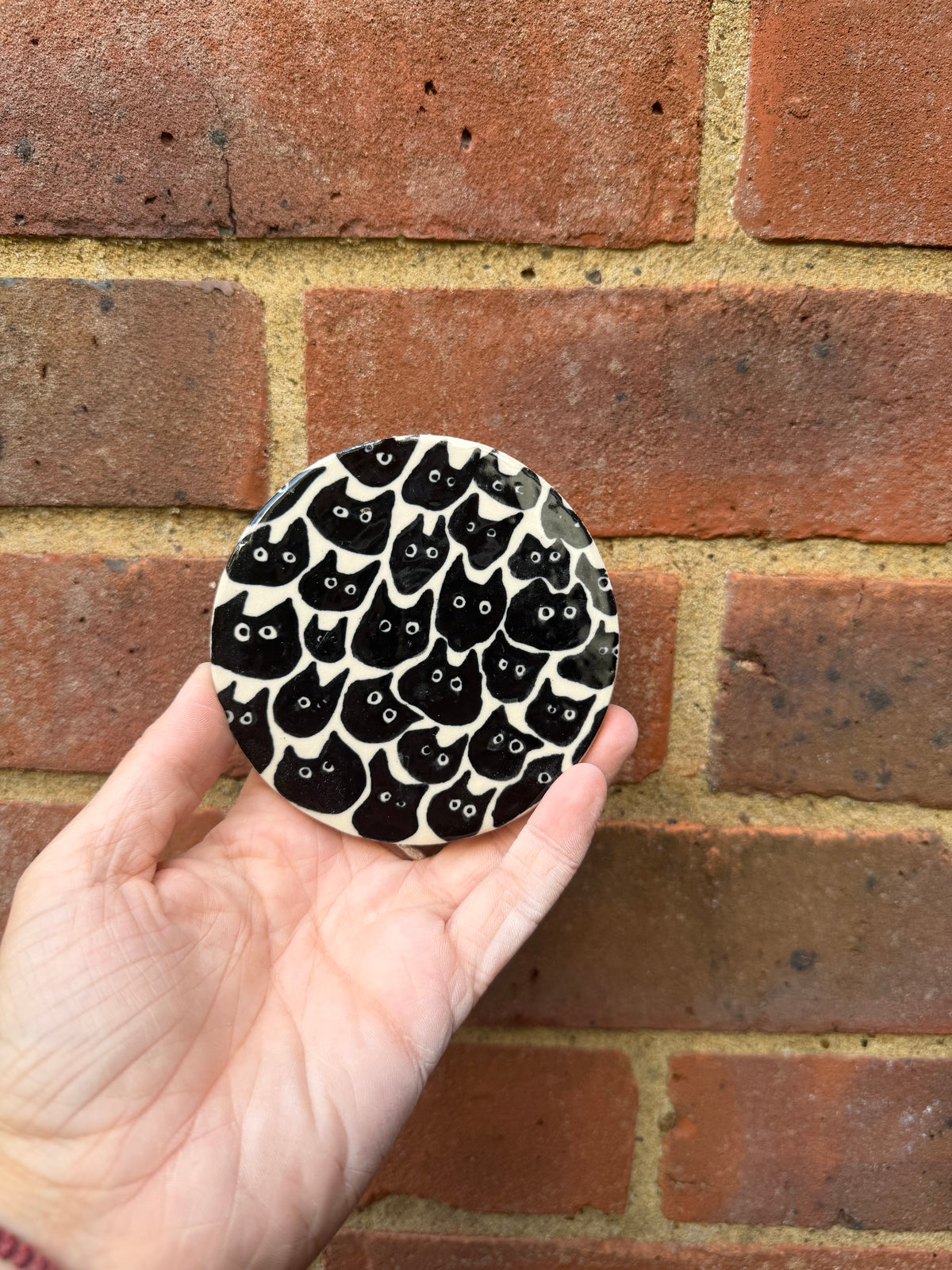 Black Cat Coaster