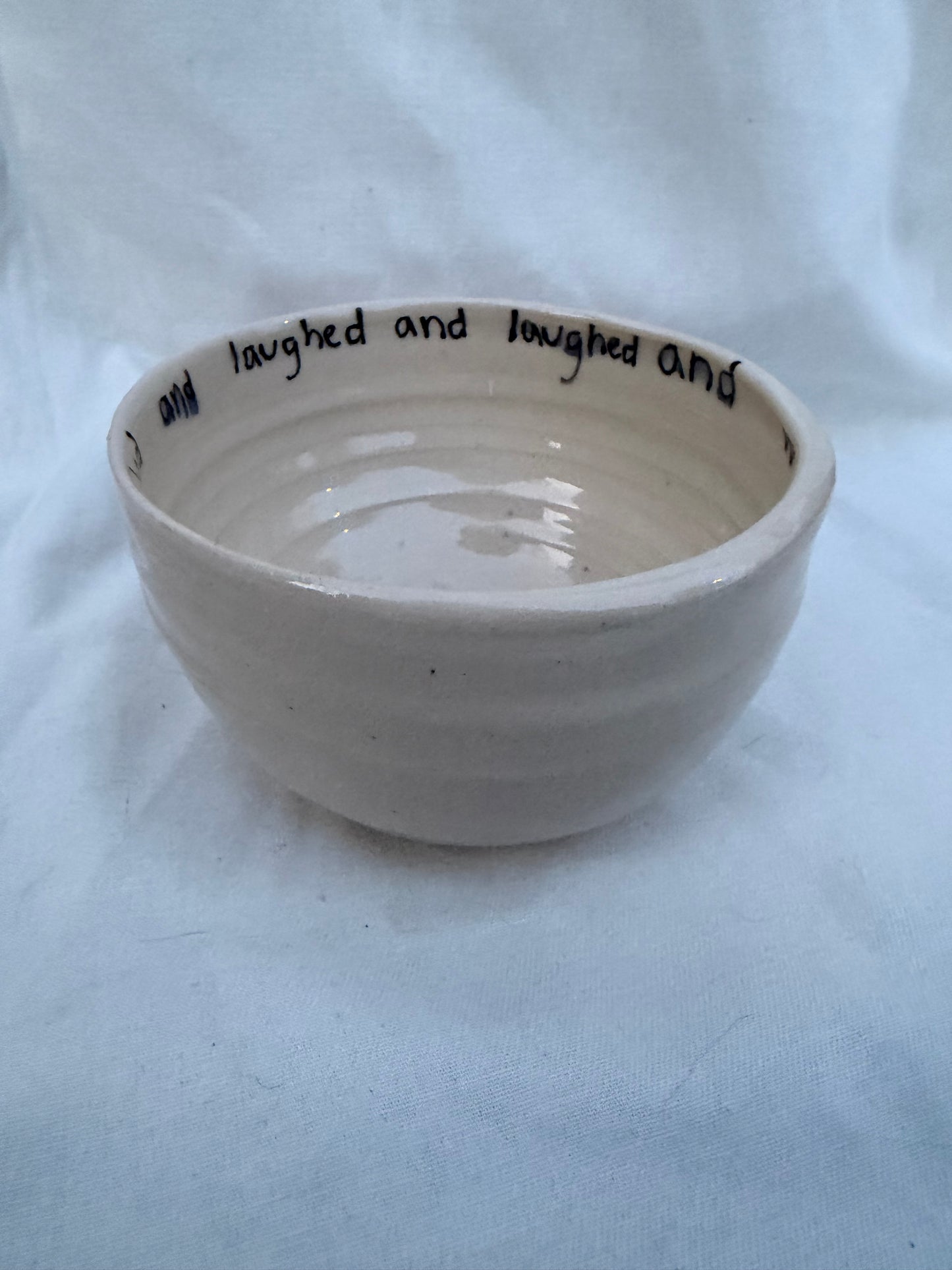 & we laughed bowl #1