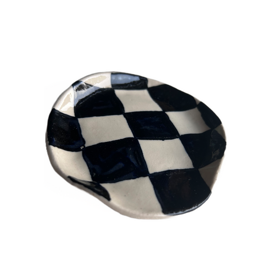 Wavy Check Spoon Rest
